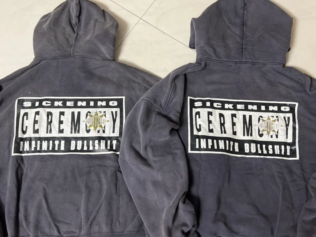 Proofing vS ZP DENIM TEARS x SAINT Mxxxxxx SAINT TEARS Hoodie/BLK Pentagram cotton ripped distressed hoodie washed black S-XL